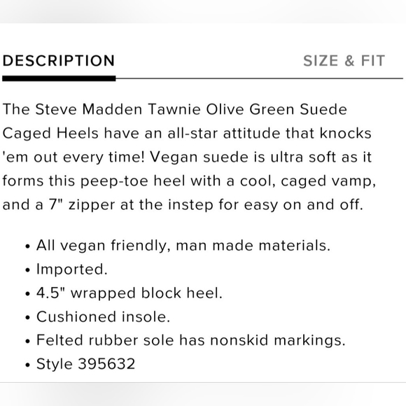 Steve Madden Tawny olive green caged heels size 9 - Picture 10 of 13